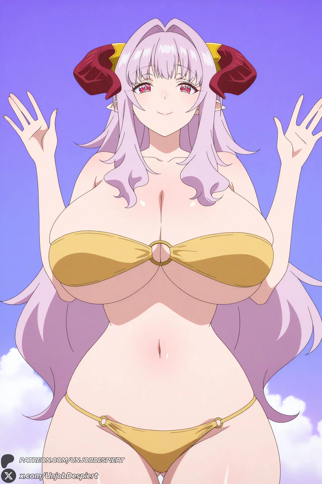 UnjobDespiert Lilim Zebul Kanan-sama Wa Akumade Choroi ZIP Patreon - Image 102