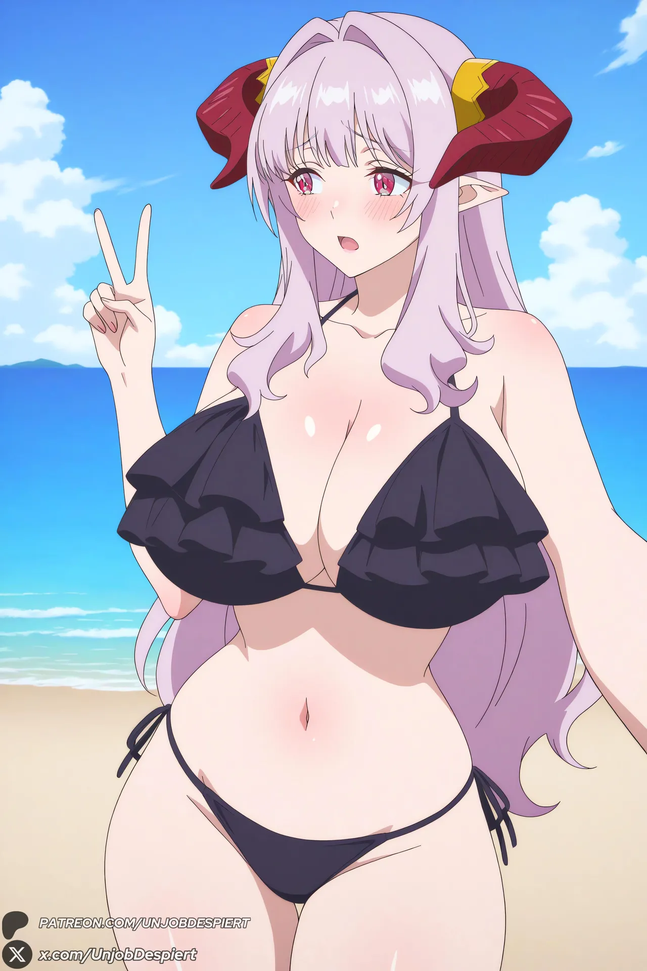 UnjobDespiert Lilim Zebul Kanan-sama Wa Akumade Choroi ZIP Patreon - Image 109