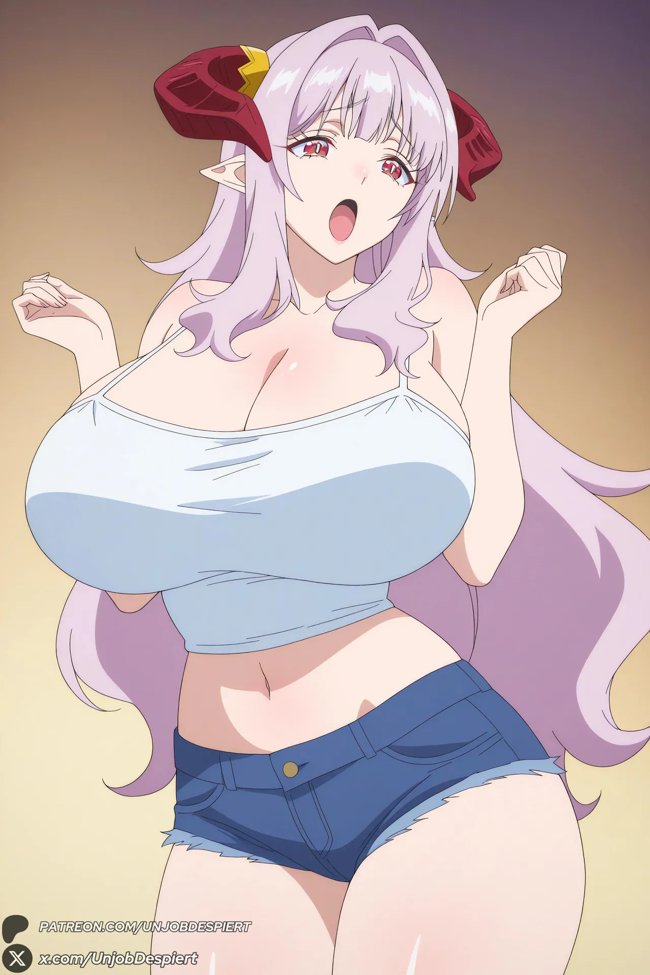 UnjobDespiert Lilim Zebul Kanan-sama Wa Akumade Choroi ZIP Patreon - Image 11