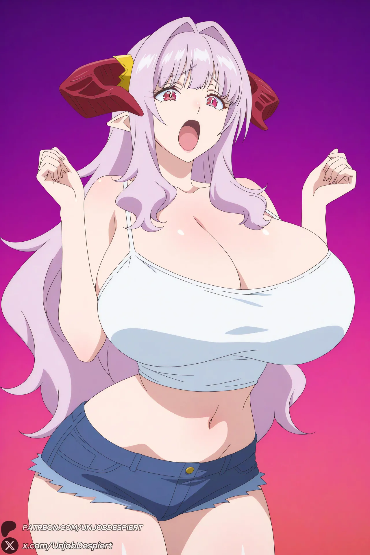 UnjobDespiert Lilim Zebul Kanan-sama Wa Akumade Choroi ZIP Patreon - Image 12