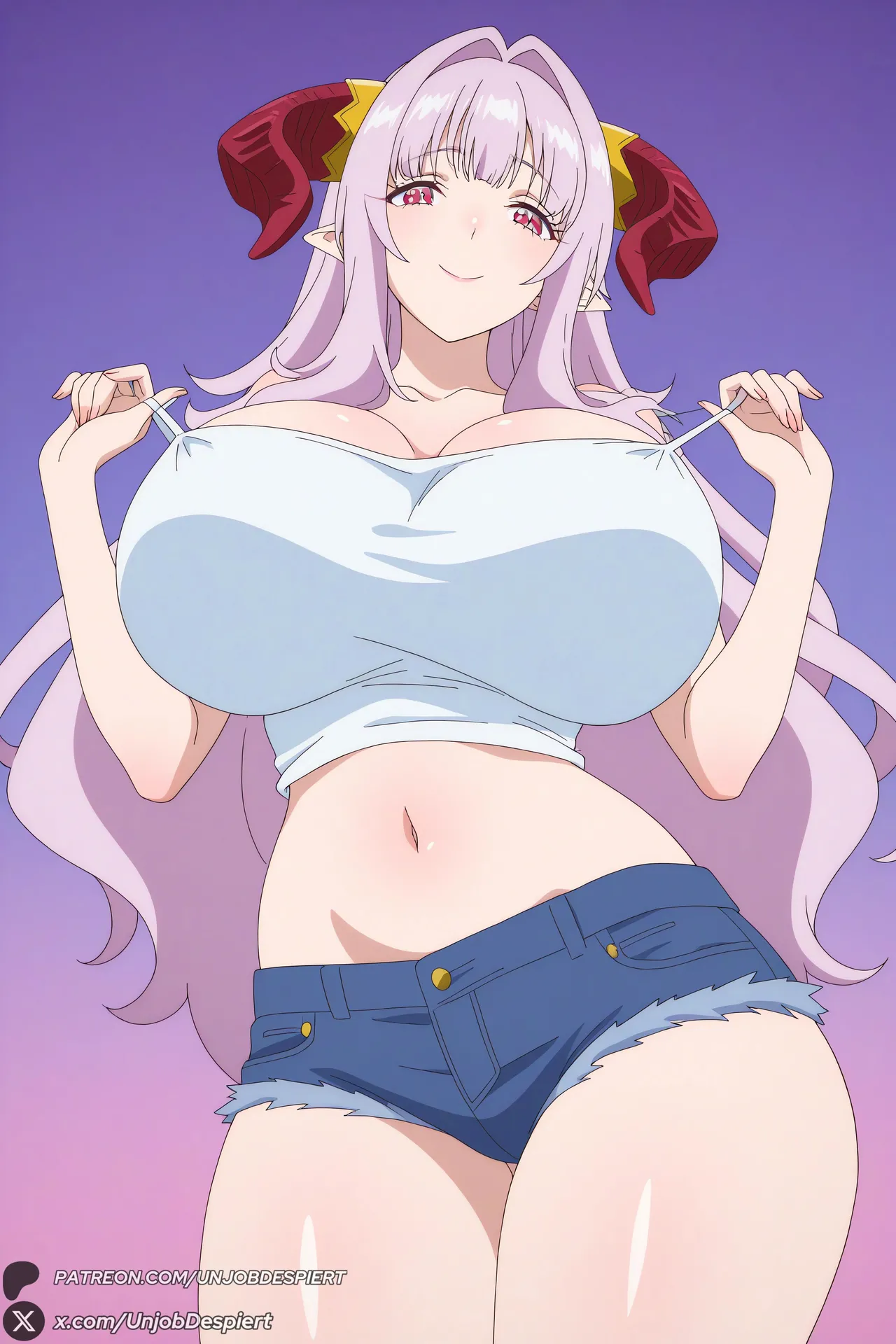 UnjobDespiert Lilim Zebul Kanan-sama Wa Akumade Choroi ZIP Patreon - Image 135