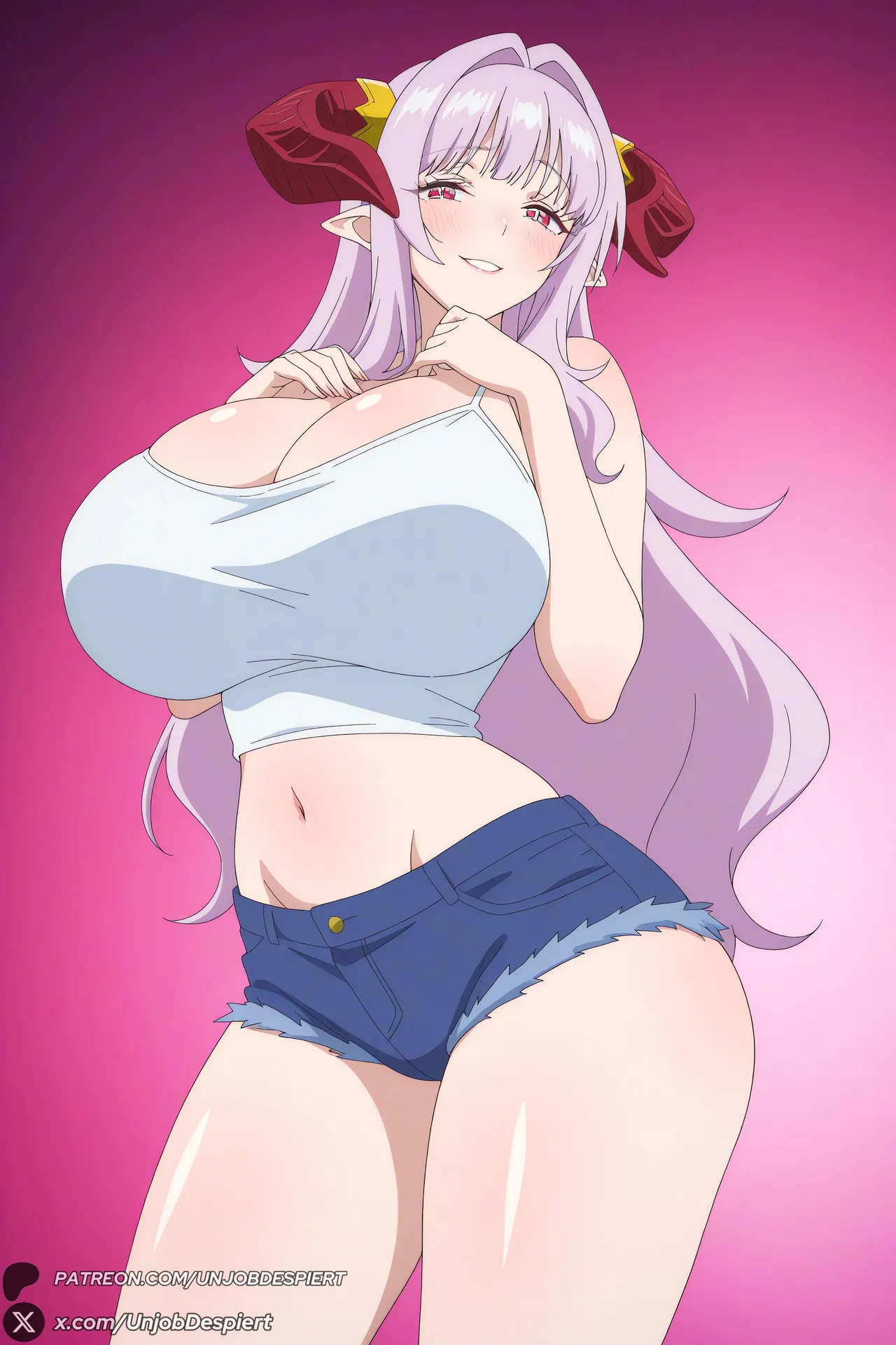 UnjobDespiert Lilim Zebul Kanan-sama Wa Akumade Choroi ZIP Patreon - Image 137