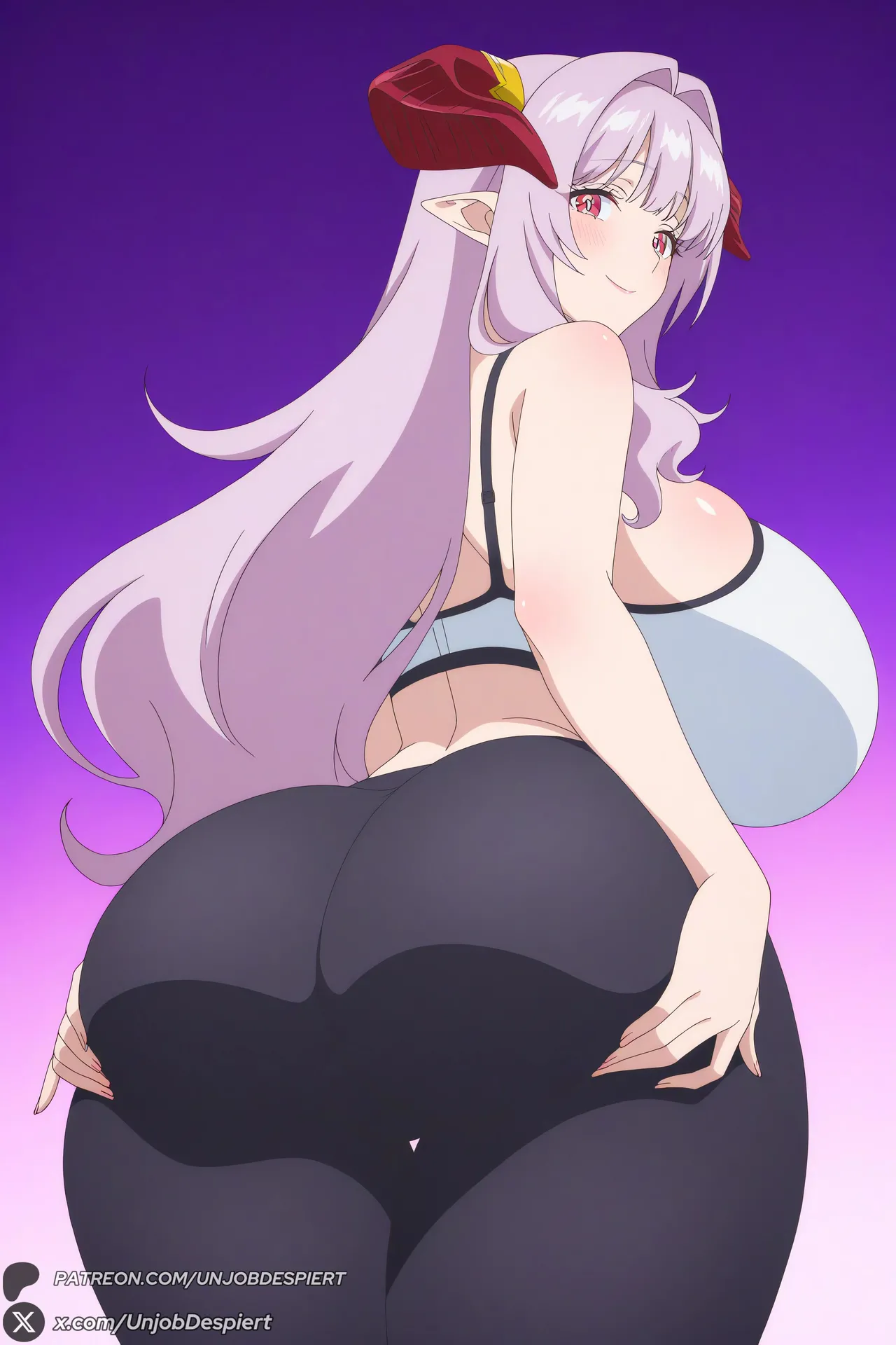 UnjobDespiert Lilim Zebul Kanan-sama Wa Akumade Choroi ZIP Patreon - Image 151
