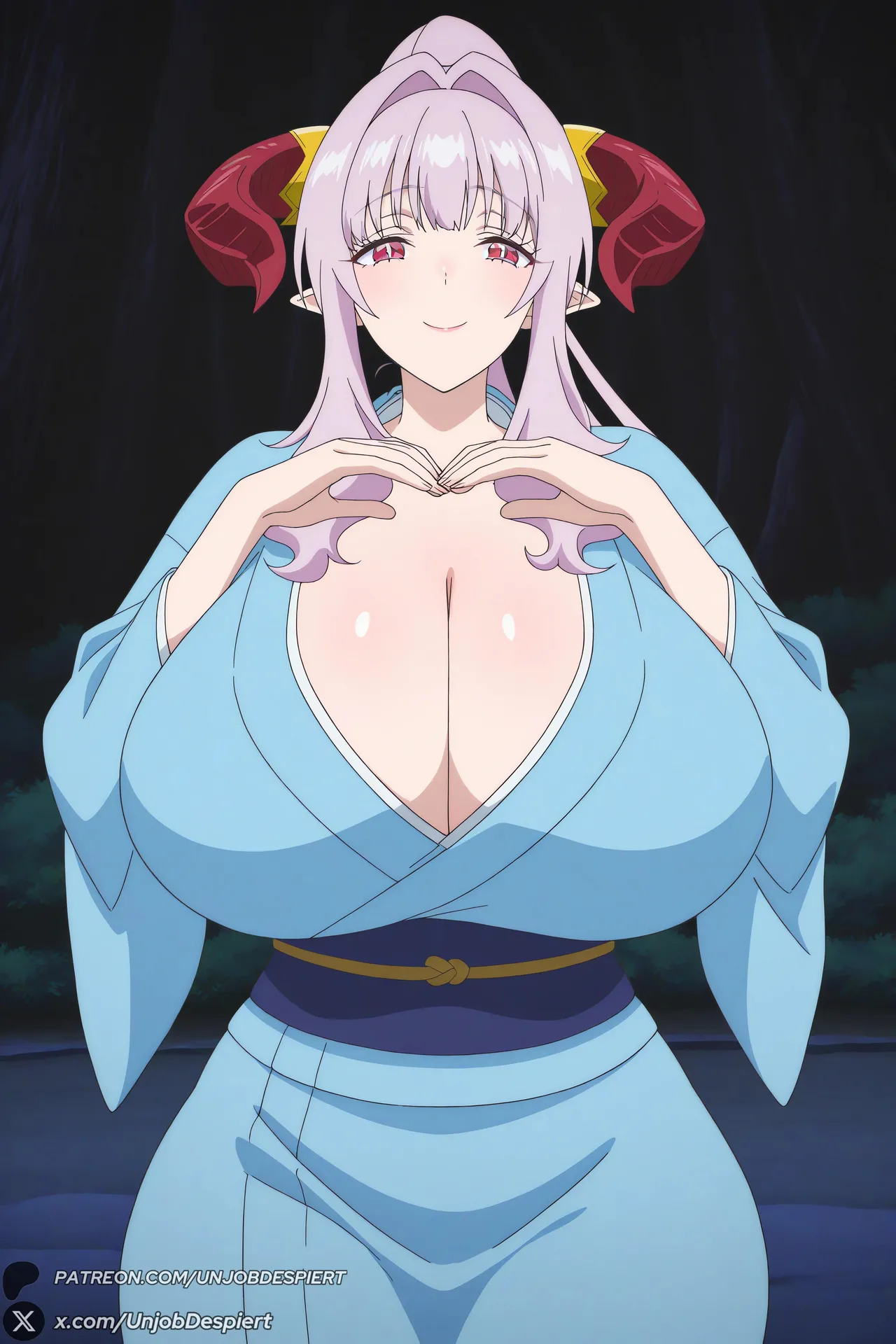 UnjobDespiert Lilim Zebul Kanan-sama Wa Akumade Choroi ZIP Patreon - Image 163