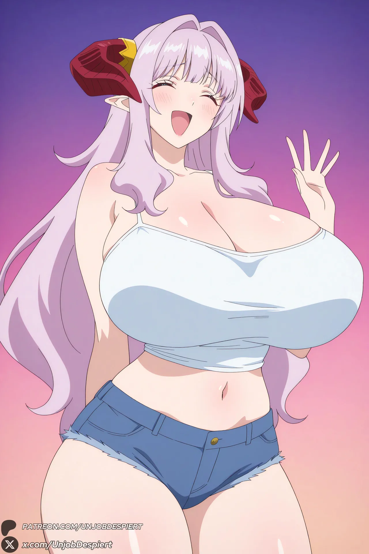 UnjobDespiert Lilim Zebul Kanan-sama Wa Akumade Choroi ZIP Patreon - Image 20