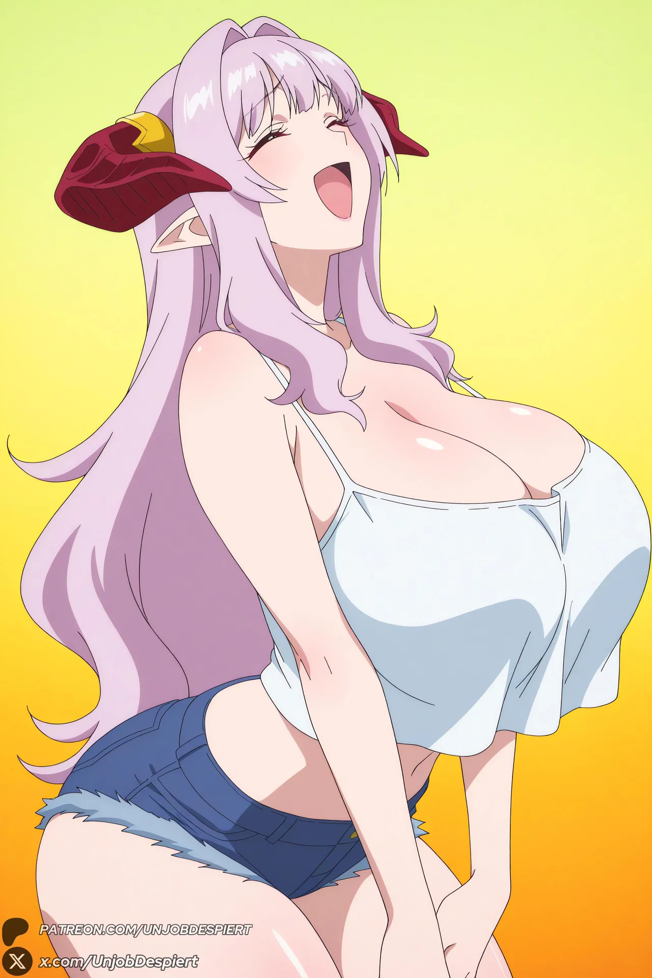 UnjobDespiert Lilim Zebul Kanan-sama Wa Akumade Choroi ZIP Patreon - Image 21