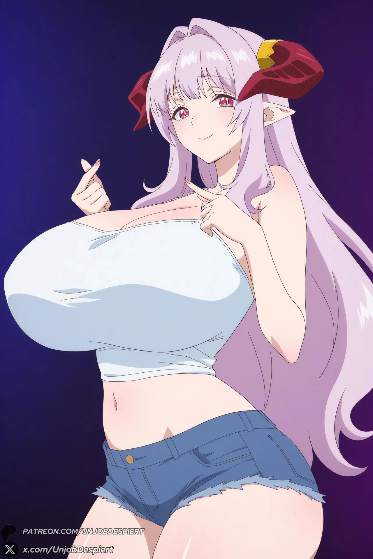 UnjobDespiert Lilim Zebul Kanan-sama Wa Akumade Choroi ZIP Patreon - Image 24