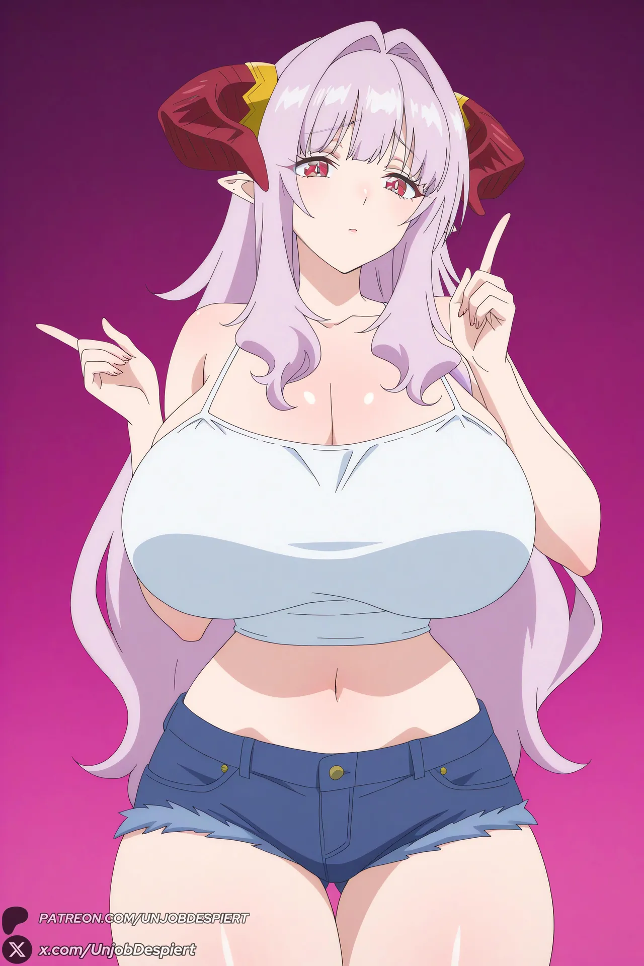 UnjobDespiert Lilim Zebul Kanan-sama Wa Akumade Choroi ZIP Patreon - Image 25