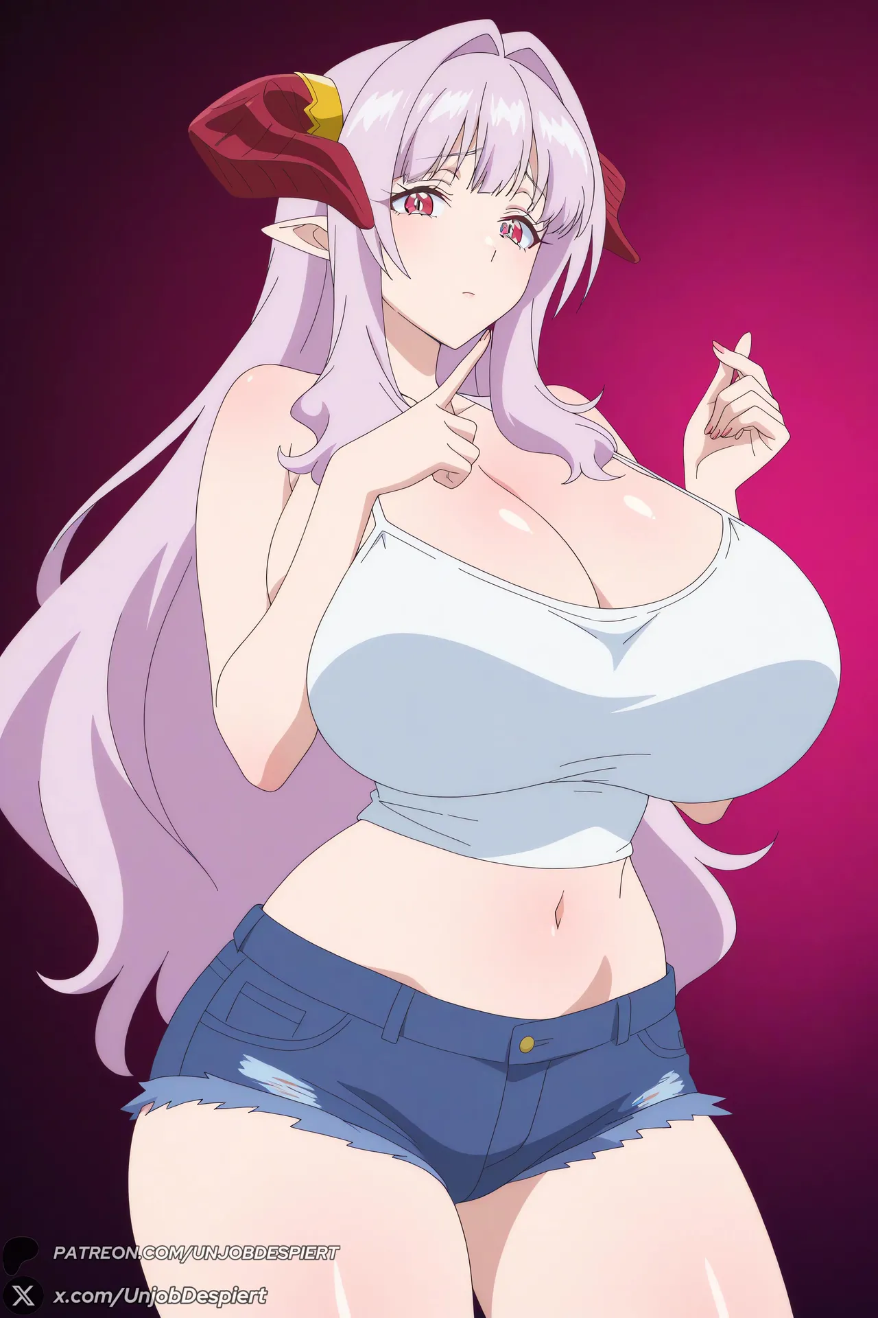 UnjobDespiert Lilim Zebul Kanan-sama Wa Akumade Choroi ZIP Patreon - Image 26
