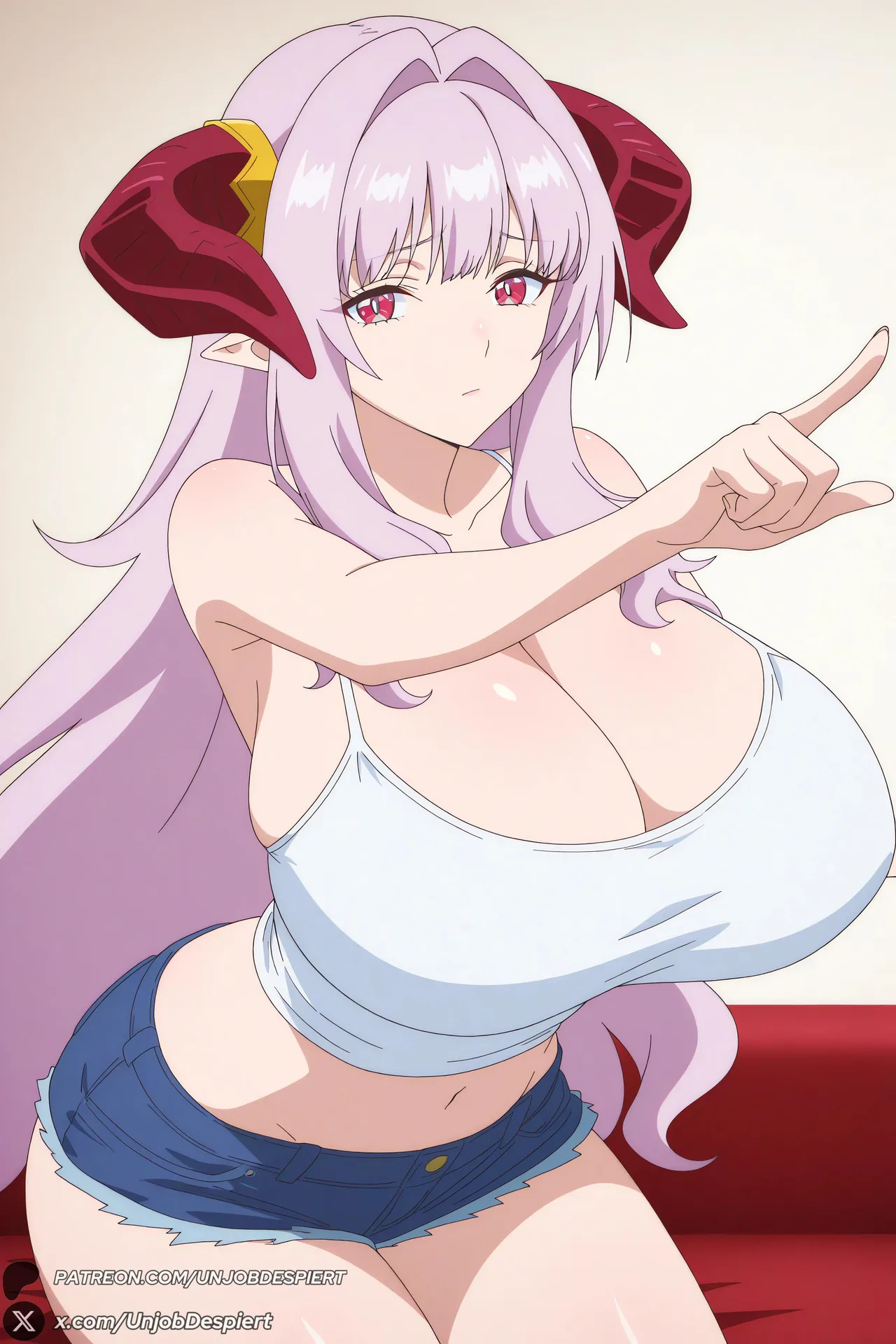 UnjobDespiert Lilim Zebul Kanan-sama Wa Akumade Choroi ZIP Patreon - Image 33
