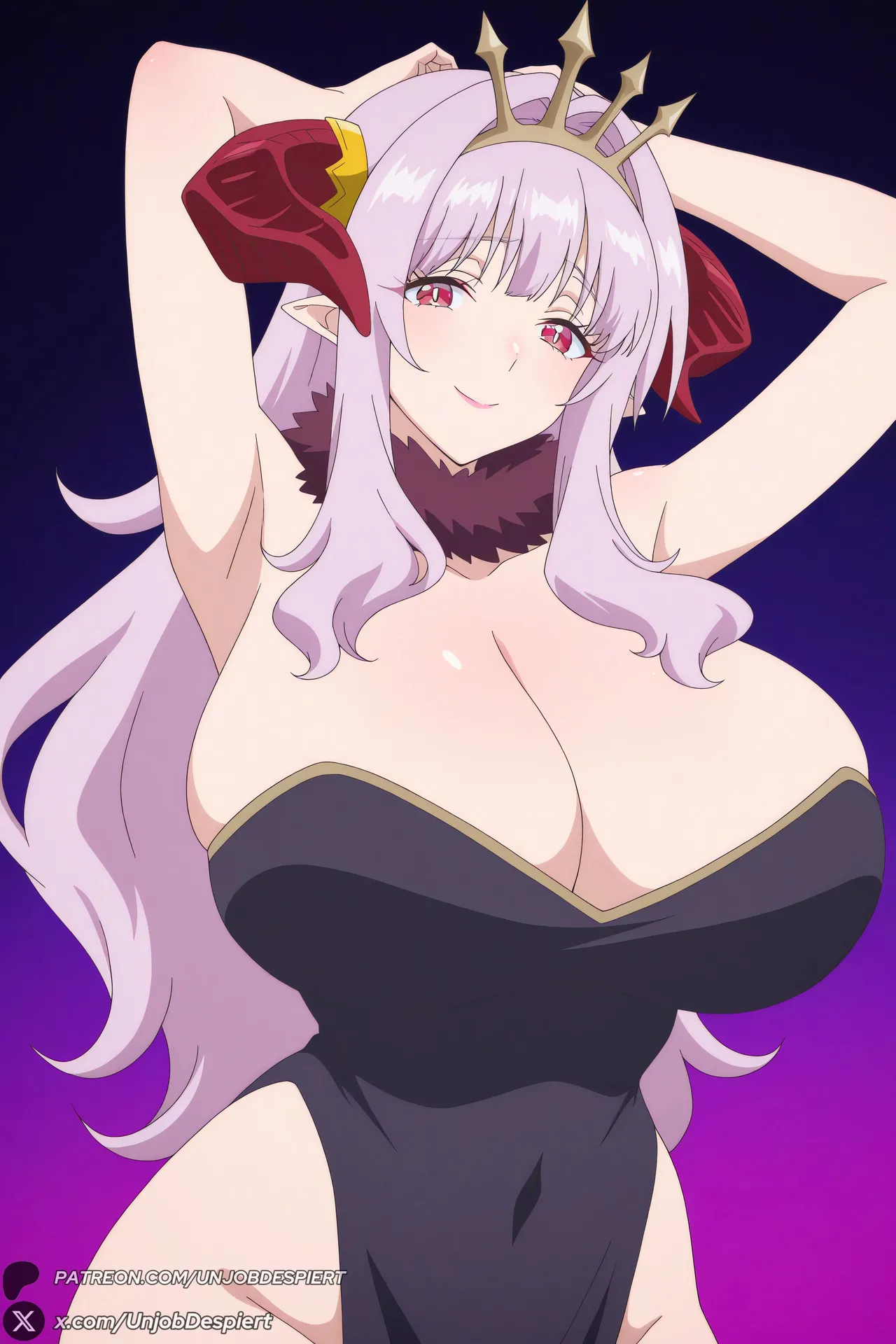 UnjobDespiert Lilim Zebul Kanan-sama Wa Akumade Choroi ZIP Patreon - Image 38