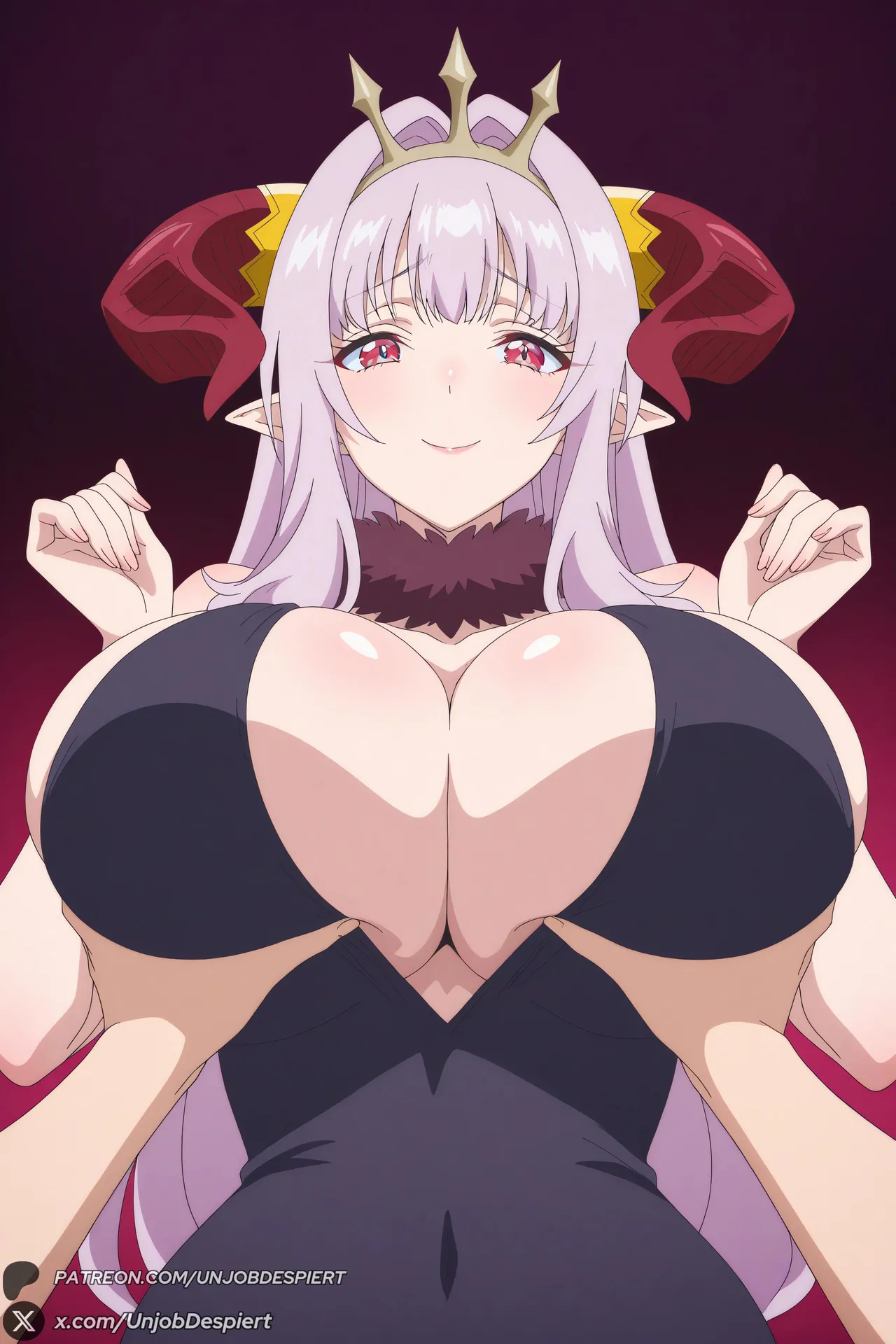 UnjobDespiert Lilim Zebul Kanan-sama Wa Akumade Choroi ZIP Patreon - Image 50