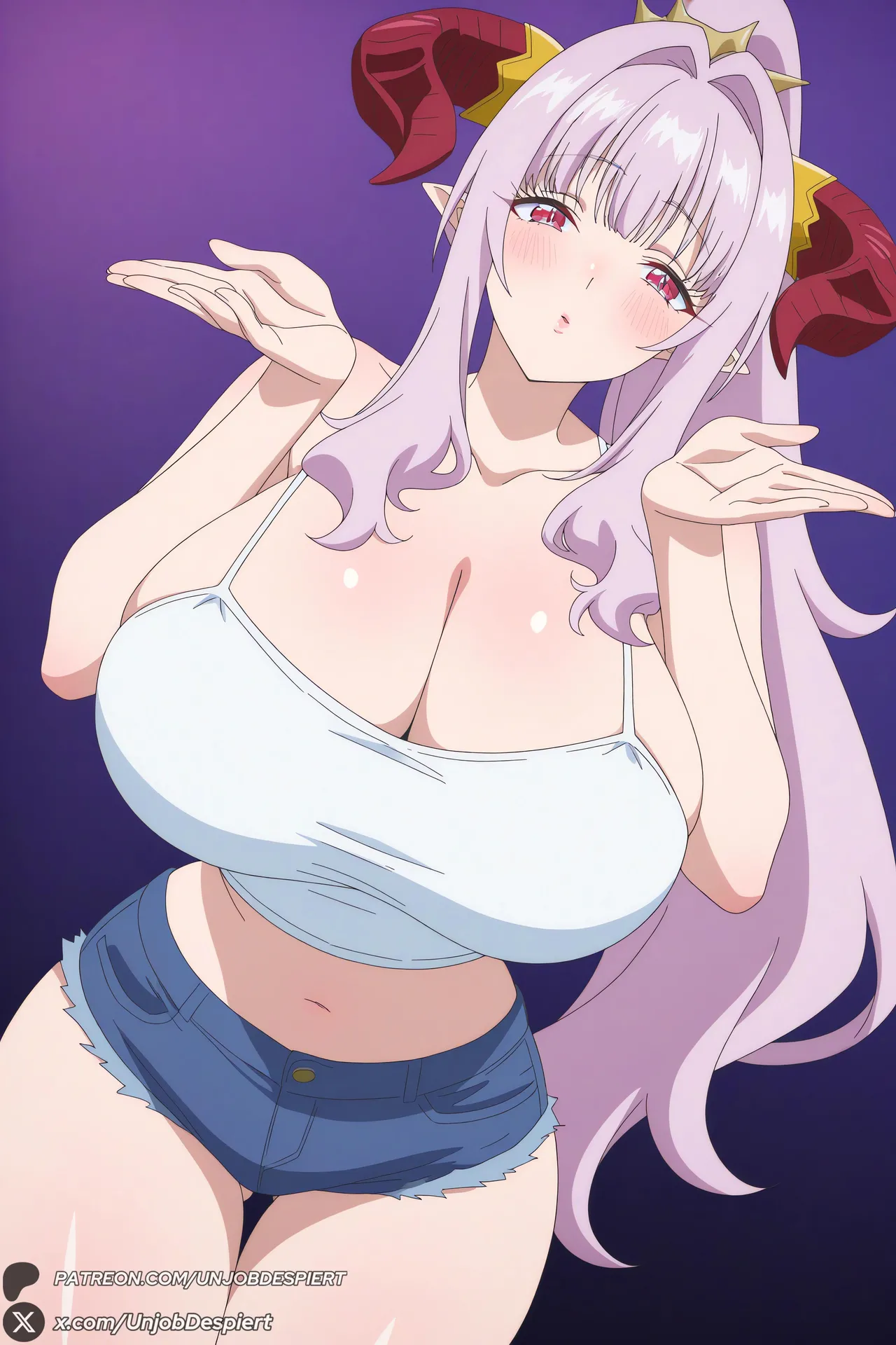 UnjobDespiert Lilim Zebul Kanan-sama Wa Akumade Choroi ZIP Patreon - Image 53