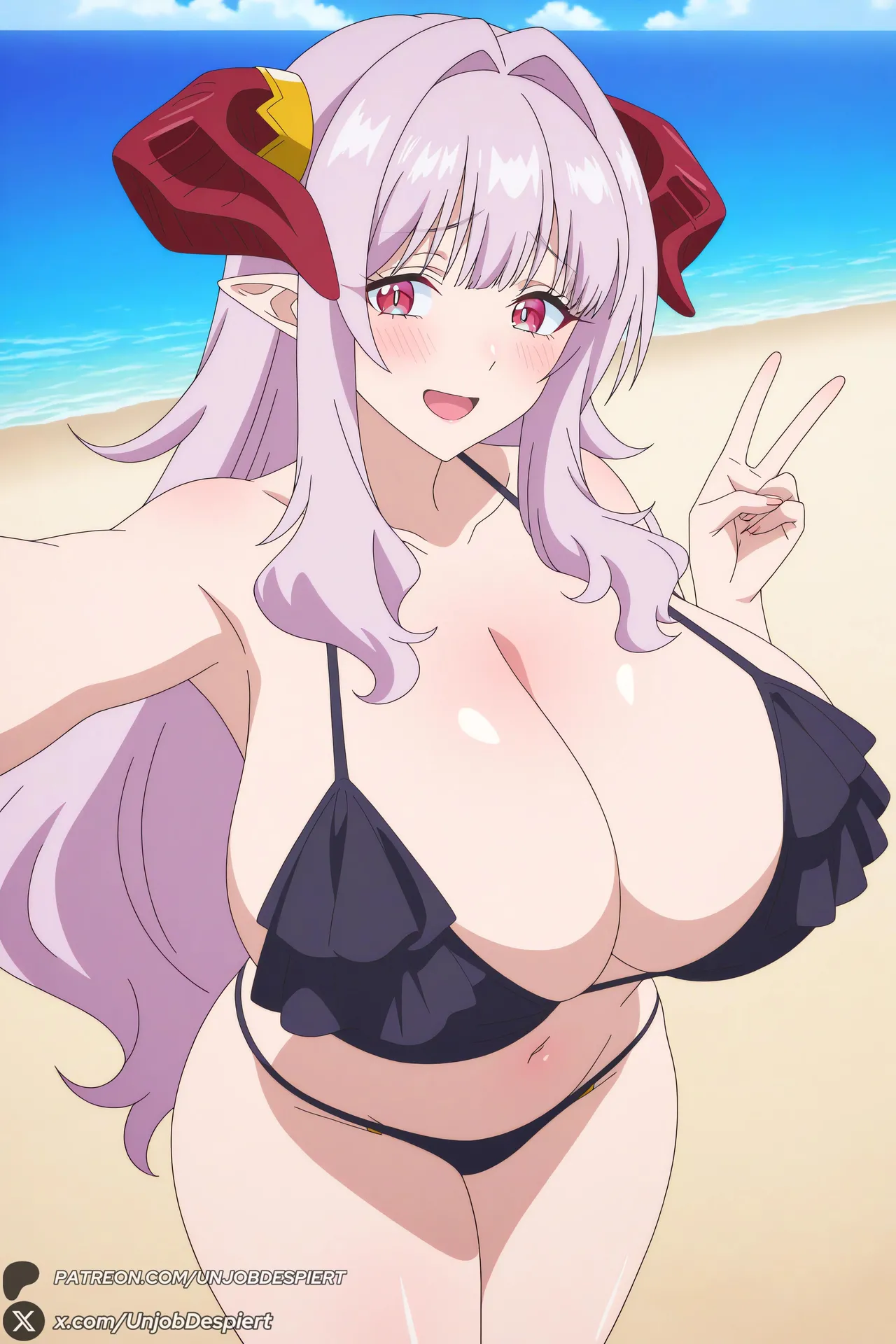 UnjobDespiert Lilim Zebul Kanan-sama Wa Akumade Choroi ZIP Patreon - Image 99