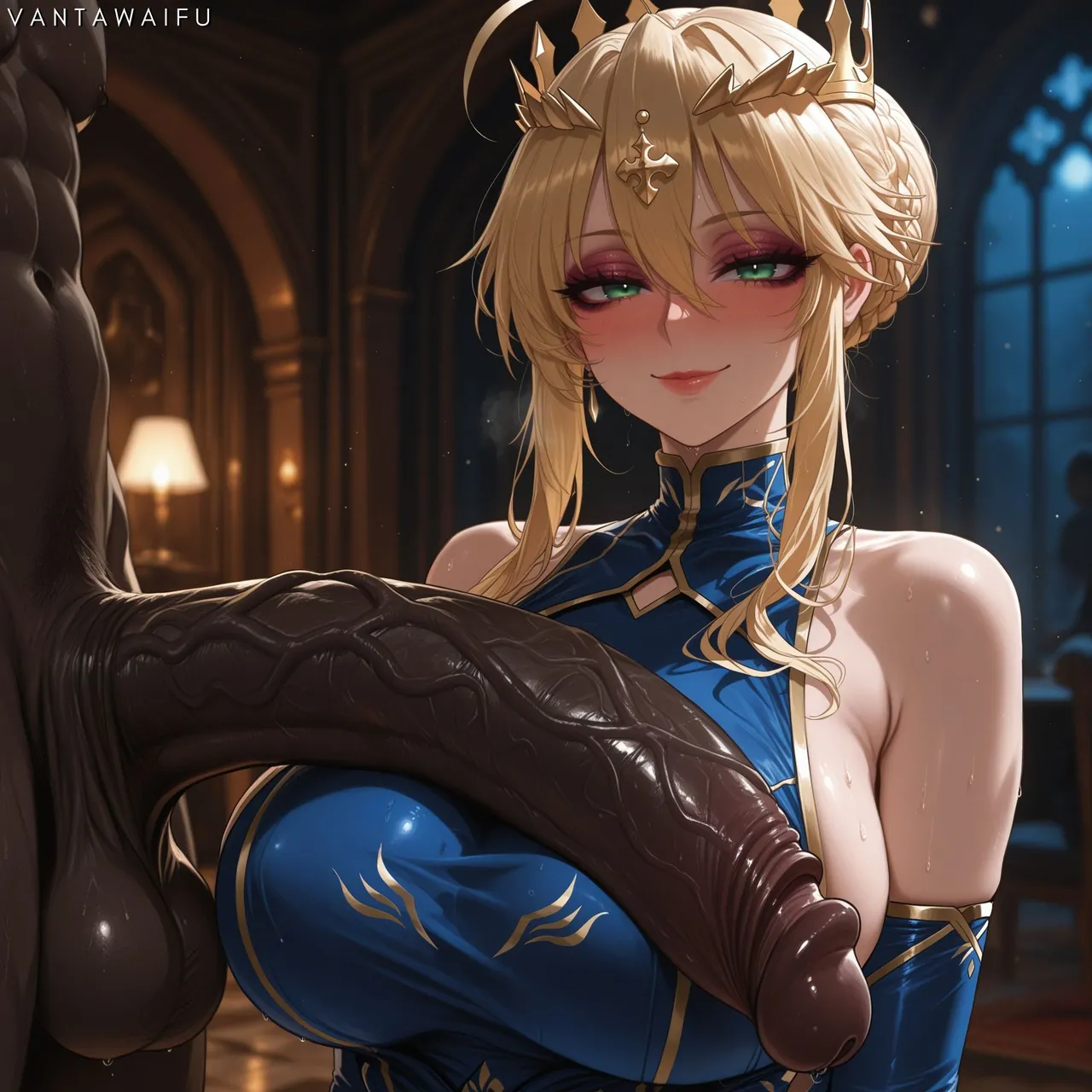 Vantawaifu Artoria Pendragon BBC - Image 65