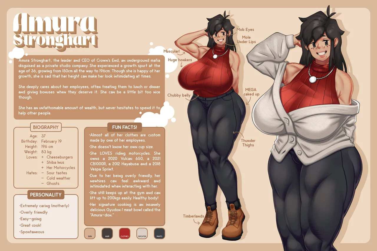 various Amura Stronghart OC by OmpongWorks - Image 113