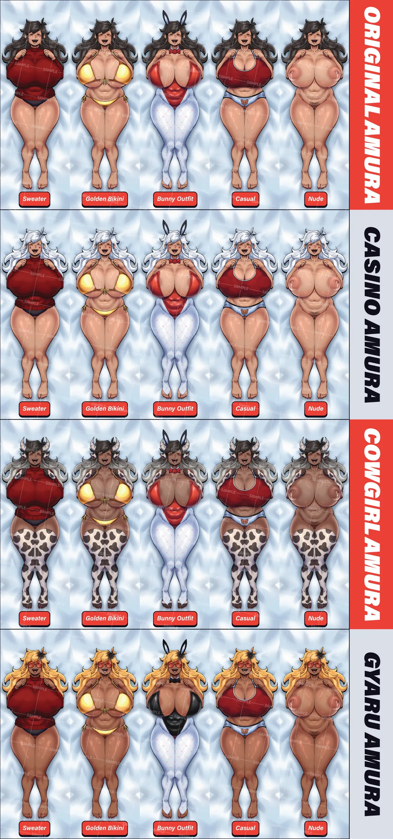 various Amura Stronghart OC by OmpongWorks - Image 241