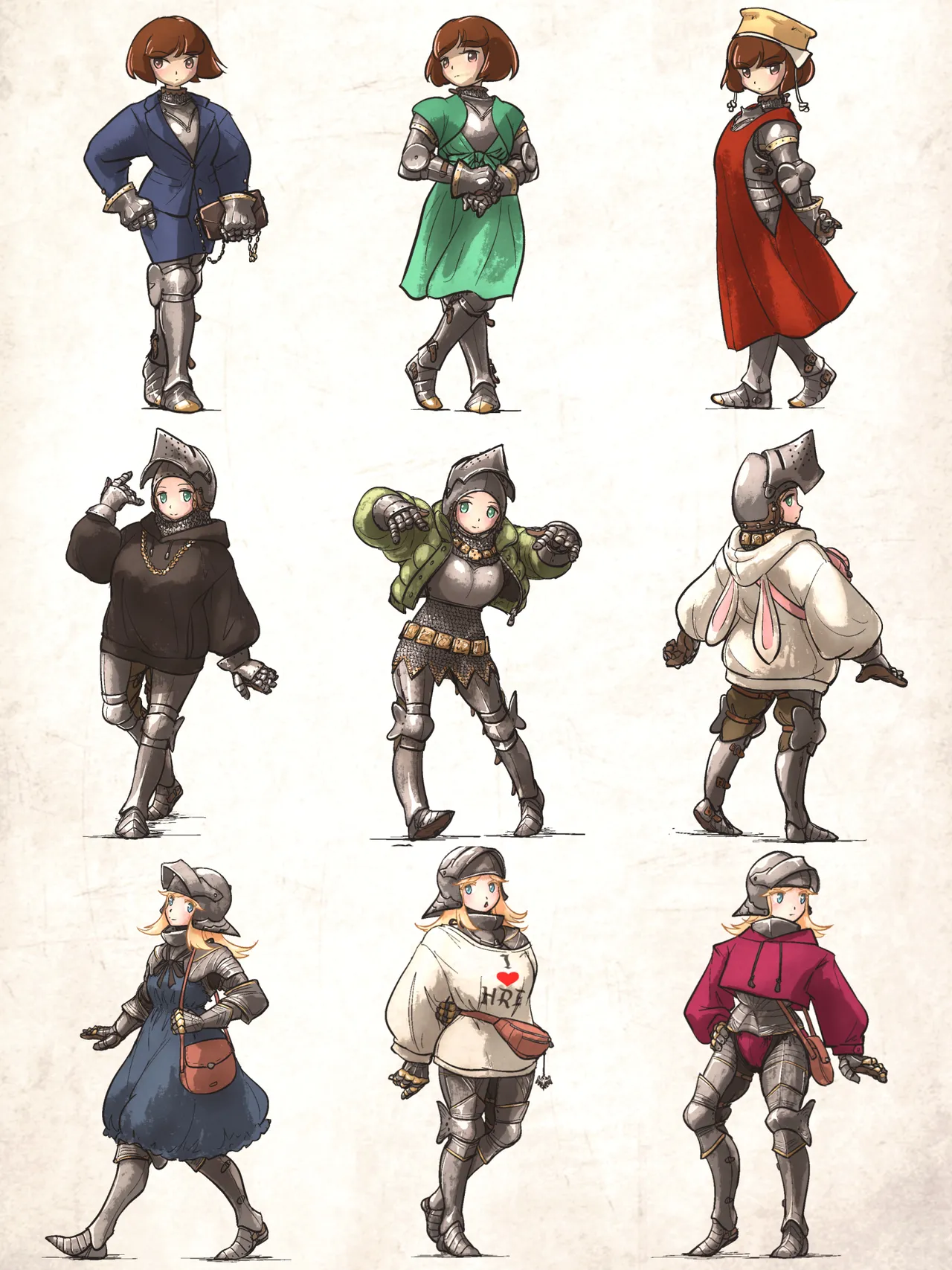 various Gothic-chan ft. Swiss-chan and Ebenholz-chanOC by Ironlily - Image 116