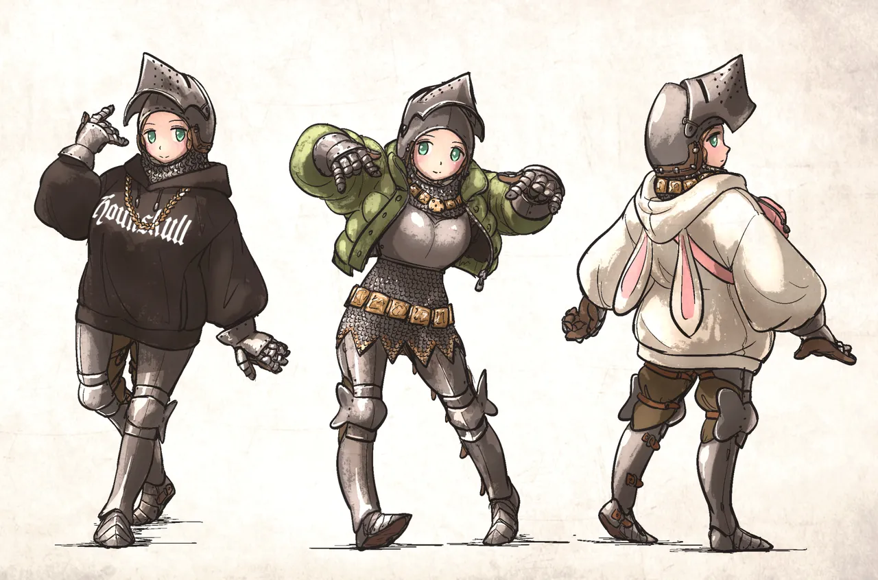 various Gothic-chan ft. Swiss-chan and Ebenholz-chanOC by Ironlily - Image 14