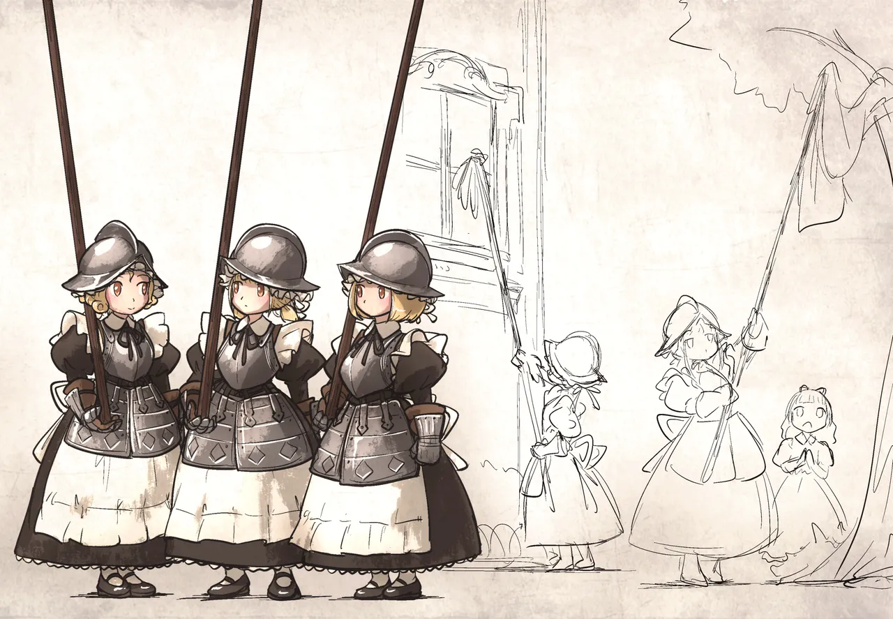 various Gothic-chan ft. Swiss-chan and Ebenholz-chanOC by Ironlily - Image 27