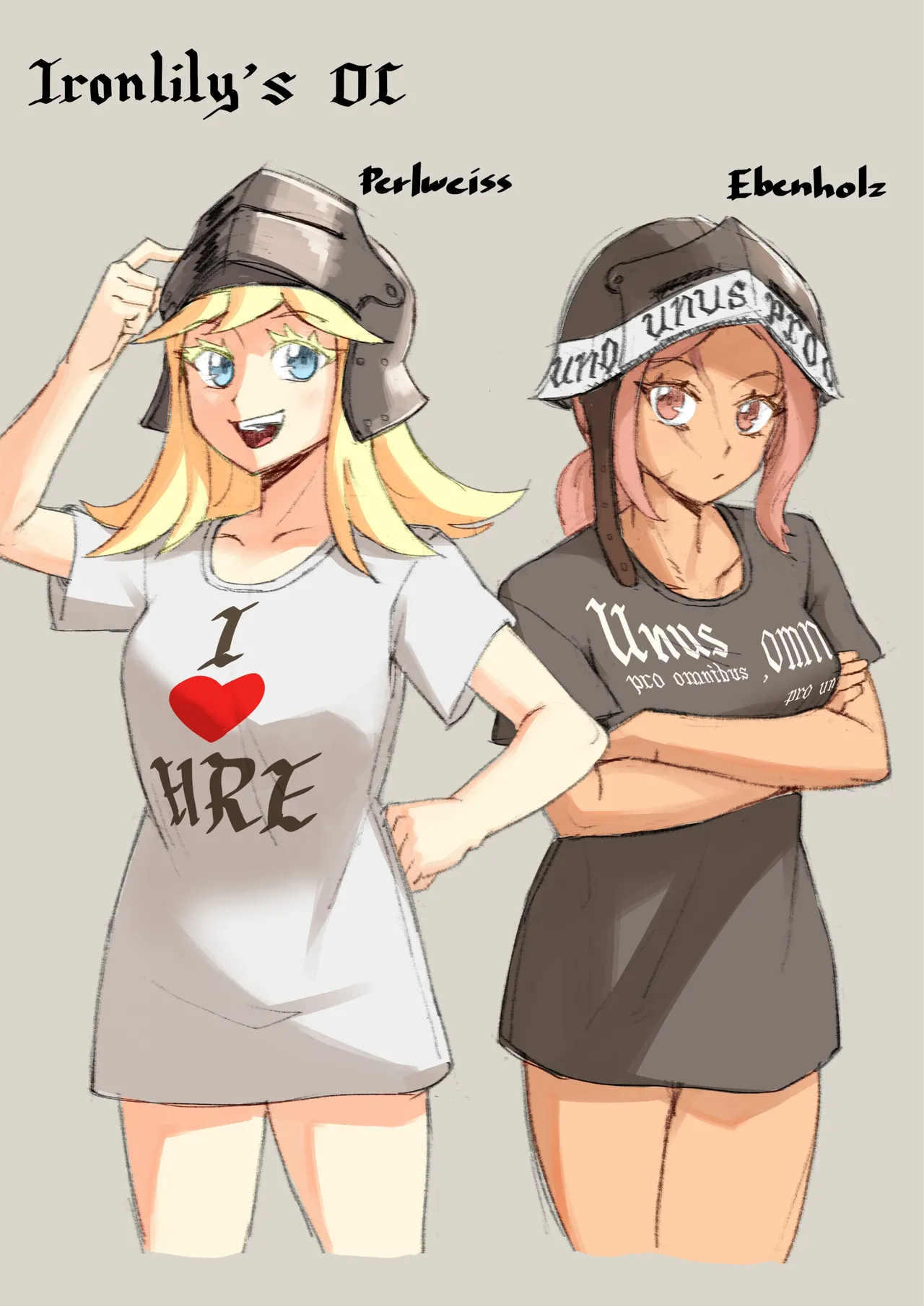 various Gothic-chan ft. Swiss-chan and Ebenholz-chanOC by Ironlily - Image 81