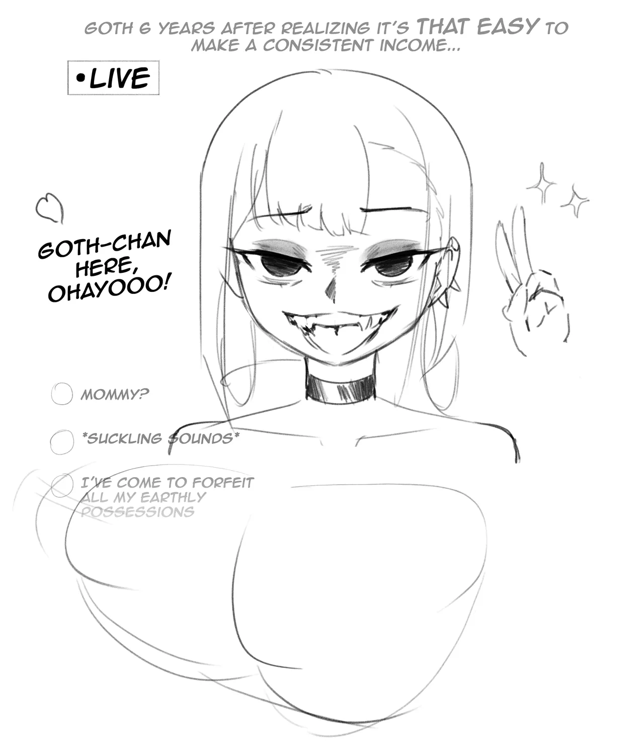 various Gothy ft. Sleaze OCs by BooruGuru - Image 171