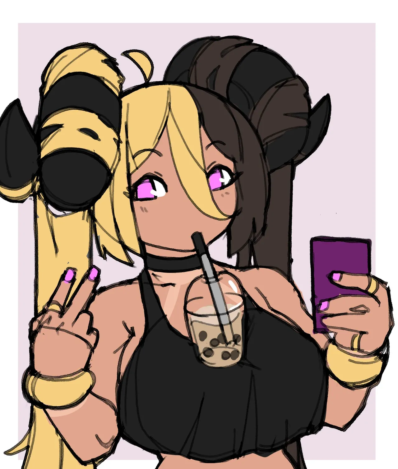 various Horn Gals Aife Caoimhe by Zana OC - Image 11