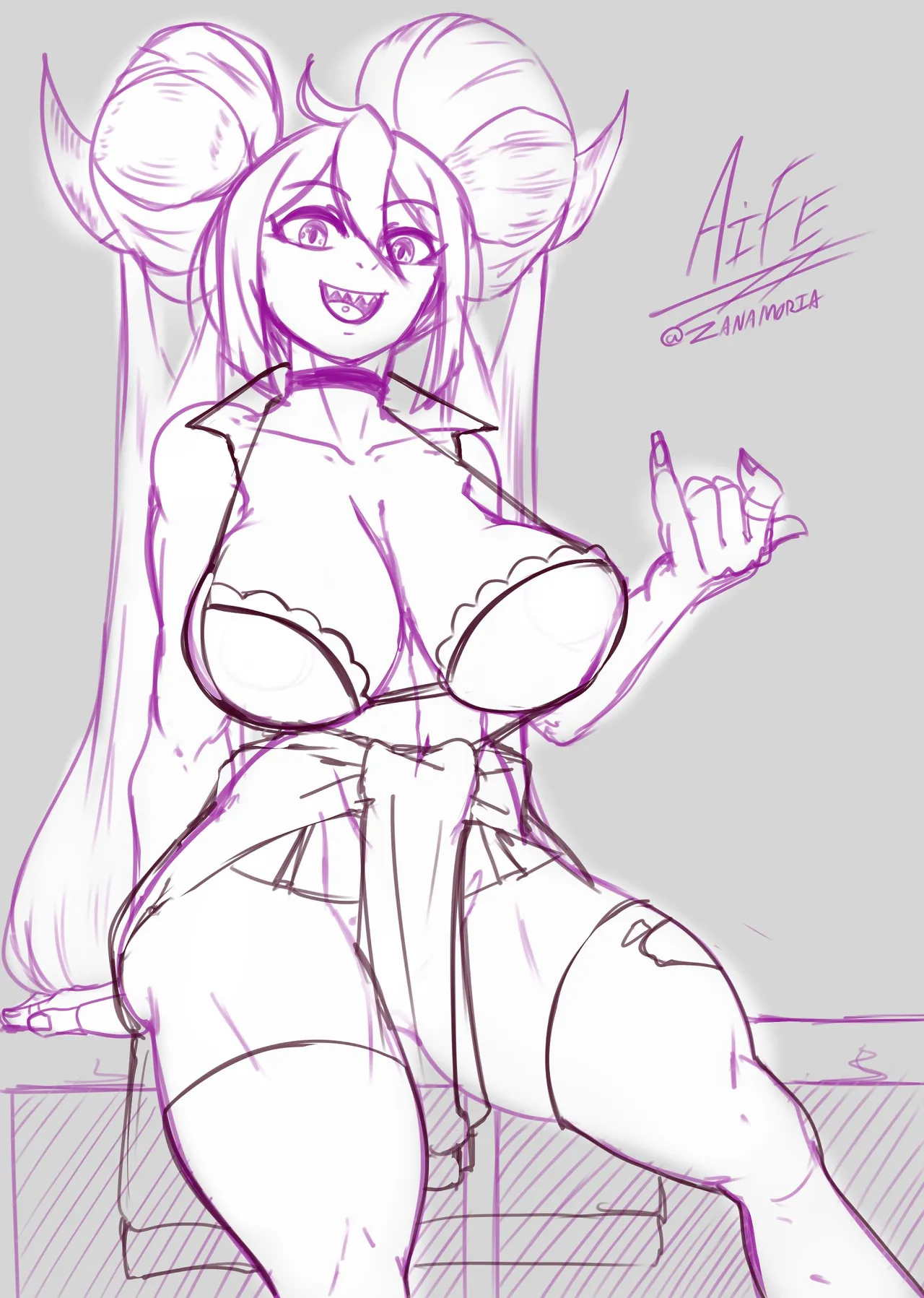 various Horn Gals Aife Caoimhe by Zana OC - Image 523