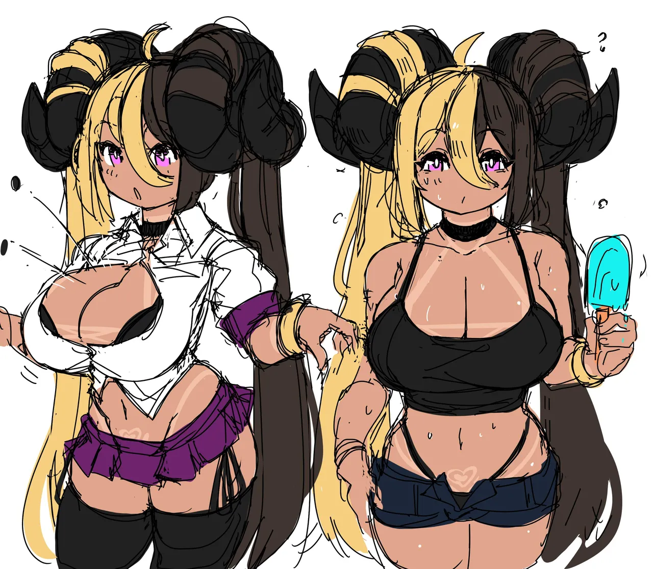 various Horn Gals Aife Caoimhe by Zana OC - Image 8