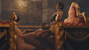 Various male female female videogame threesomes and harems - Page 161