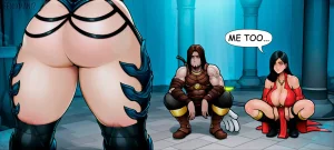 Various male female female videogame threesomes and harems - Page 278