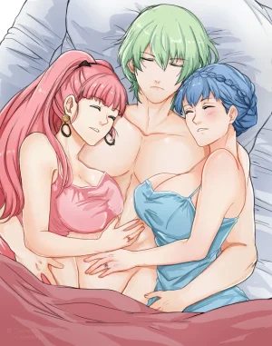 Various male female female videogame threesomes and harems - Page 312