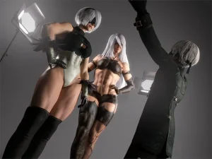 Various male female female videogame threesomes and harems - Page 317