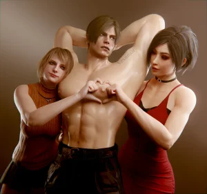 Various male female female videogame threesomes and harems - Page 74