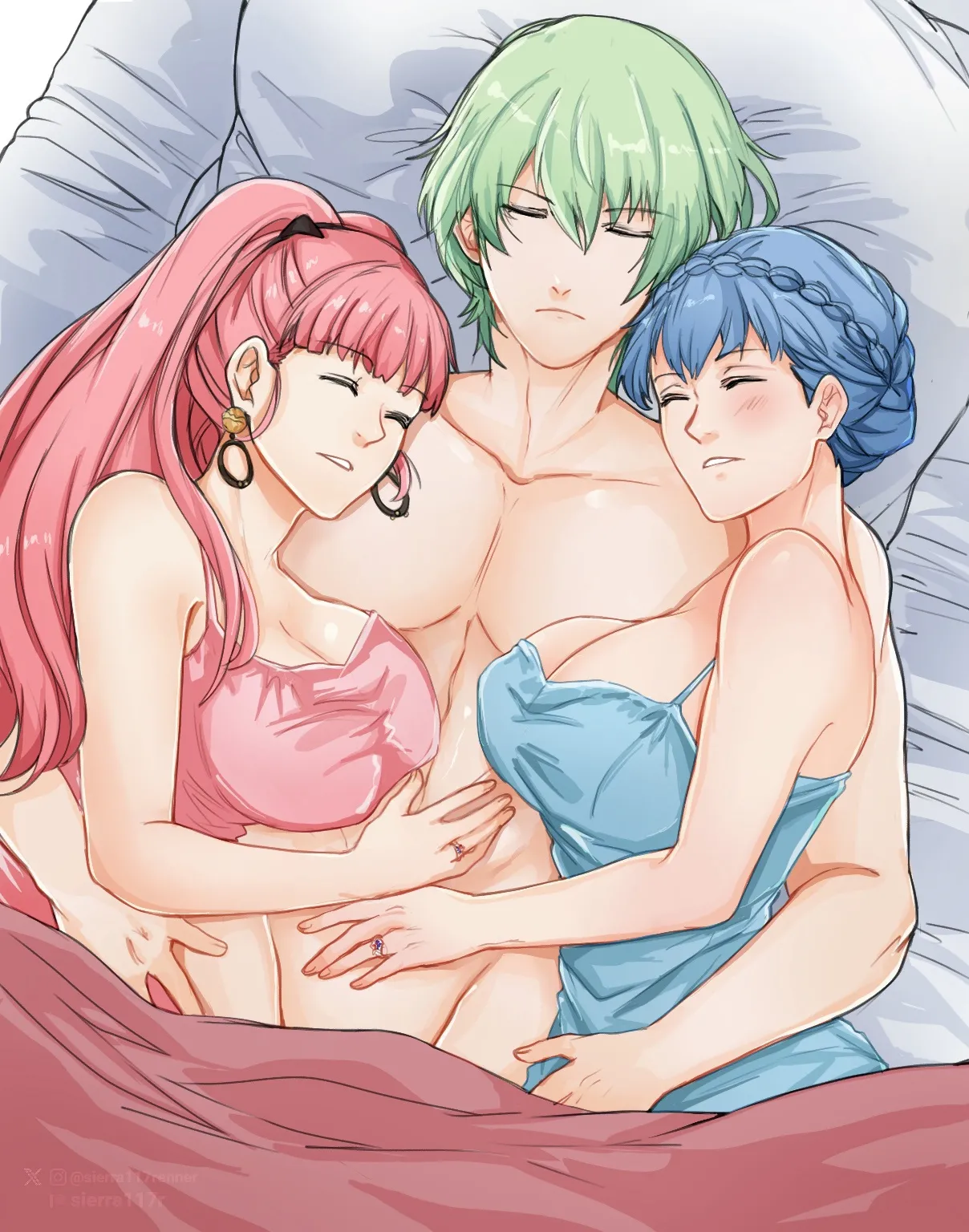 Various male female female videogame threesomes and harems - Image 312