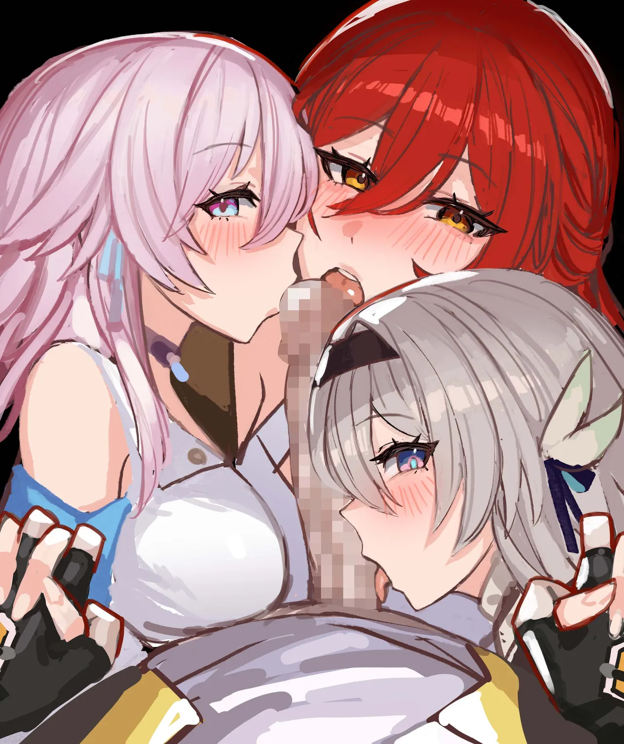 Various male female female videogame threesomes and harems - Image 94