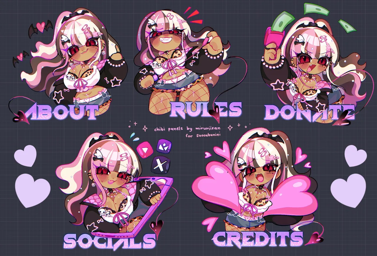 various Succubunni VTuber by Cinnabus - Image 20