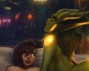 various Xenosexual races Chymlaxi, Imber, and Khaatari by Nyuunzi - Page 176