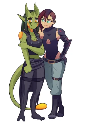 various Xenosexual races Chymlaxi, Imber, and Khaatari by Nyuunzi - Page 209