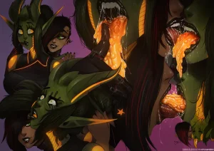 various Xenosexual races Chymlaxi, Imber, and Khaatari by Nyuunzi - Page 323