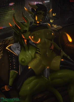 various Xenosexual races Chymlaxi, Imber, and Khaatari by Nyuunzi - Page 602