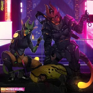 various Xenosexual races Chymlaxi, Imber, and Khaatari by Nyuunzi - Page 66