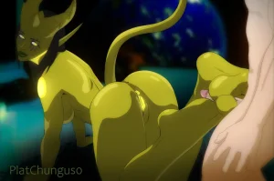 various Xenosexual races Chymlaxi, Imber, and Khaatari by Nyuunzi - Page 748