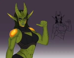 various Xenosexual races Chymlaxi, Imber, and Khaatari by Nyuunzi - Page 757