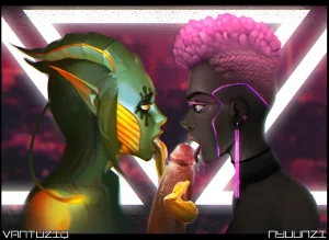 various Xenosexual races Chymlaxi, Imber, and Khaatari by Nyuunzi - Page 98