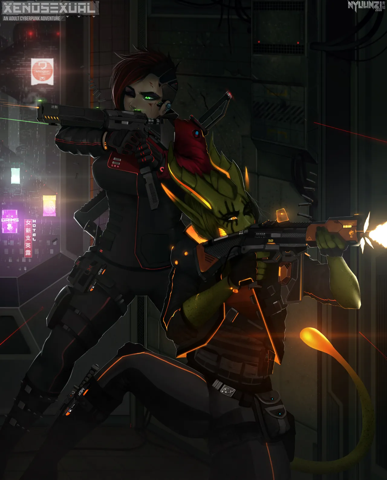 various Xenosexual races Chymlaxi, Imber, and Khaatari by Nyuunzi - Image 222