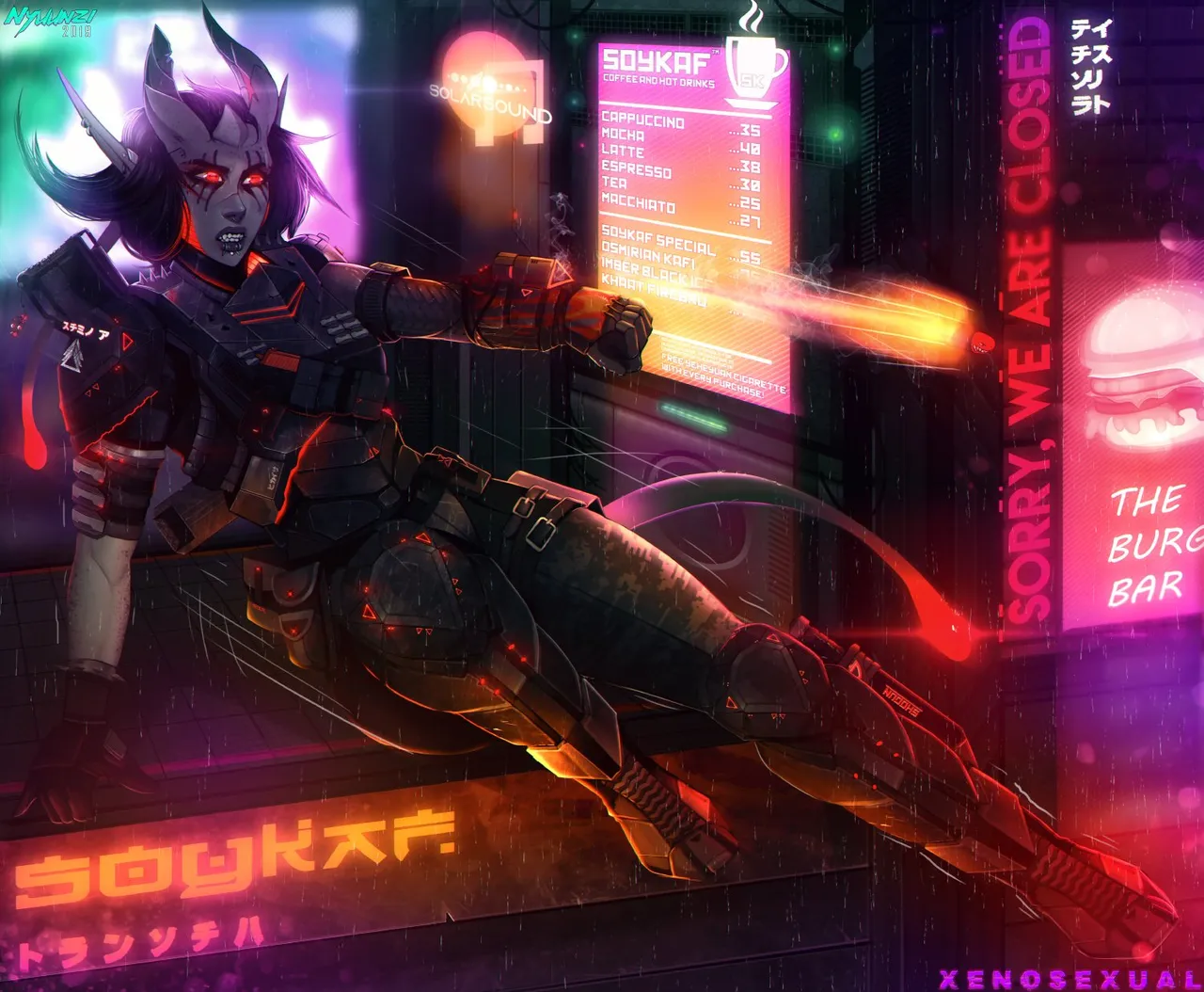 various Xenosexual races Chymlaxi, Imber, and Khaatari by Nyuunzi - Image 24