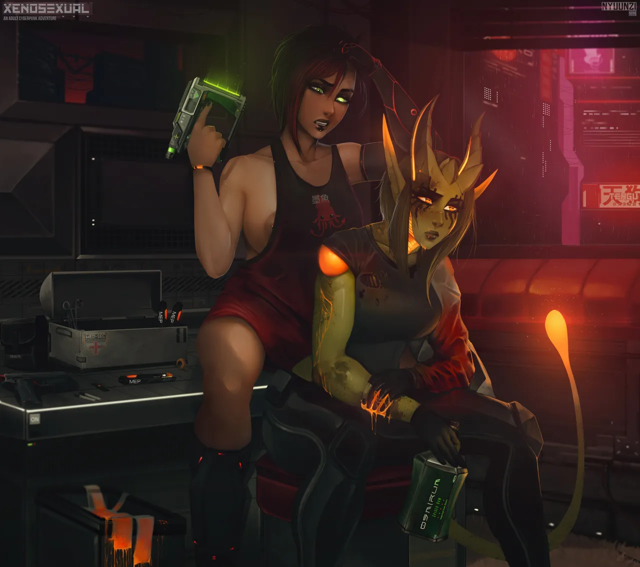 various Xenosexual races Chymlaxi, Imber, and Khaatari by Nyuunzi - Image 253