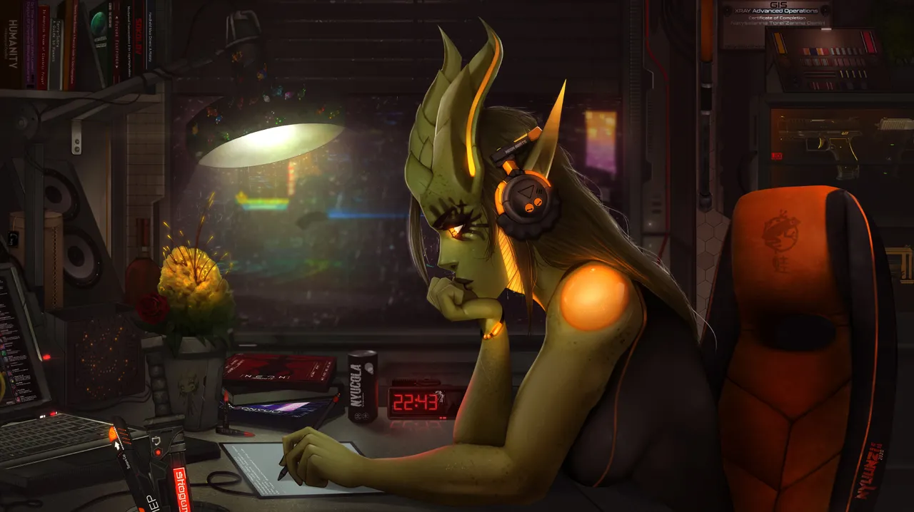 various Xenosexual races Chymlaxi, Imber, and Khaatari by Nyuunzi - Image 301