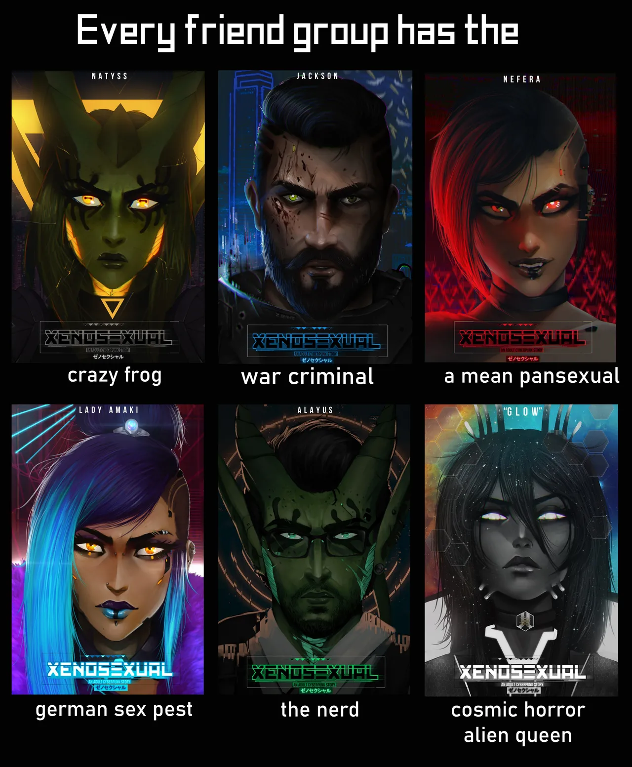 various Xenosexual races Chymlaxi, Imber, and Khaatari by Nyuunzi - Image 321